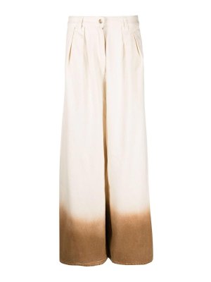 ALANUI: bootcut jeans - Bright hues denim cotton jeans