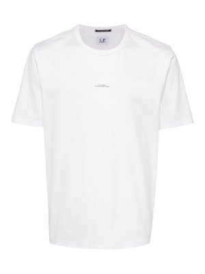 C.P. COMPANY: t-shirt - T-shirt in cotone logata