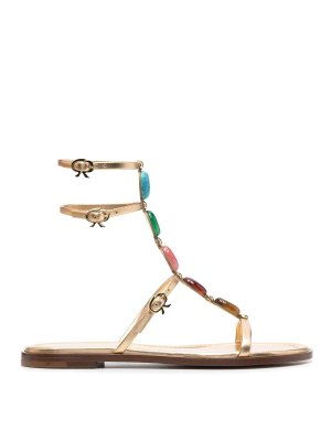 Gianvito Rossi: Sandalen - Sandalen - Bunt