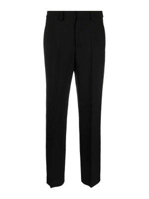 P.A.R.O.S.H.: Pantalons élégants - Pantalon Couturier - Noir