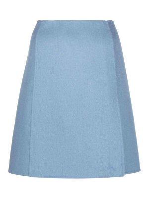スカート AGOLDE Women Skirts A91111141PRCTC Blue Agolde Long denim skirt - Blue - Women | A91111141PRACTICE