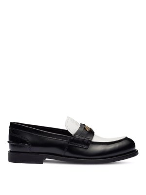 MIU MIU: Loafers & Slippers - Miu miu  leather penny loafers