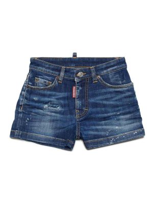 DSQUARED2: Hosen Shorts - Shorts - Blau