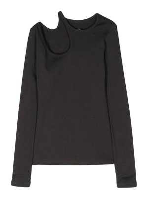 LOW CLASSIC: t-shirt - T-shirt con foro curvo