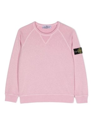 Stone Island Junior: スウェット＆セーター - スウェットシャツ/セーター - ピンク
