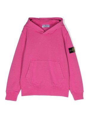 Stone Island Junior: Sweatshirts & Pulls - Sweat-Shirts - Rose