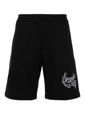 Ih Nom Uh Nit Cotton shorts with logo and elastic waistband