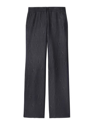 OFF-WHITE: Tailored & Formal trousers - Pinstriped trousers