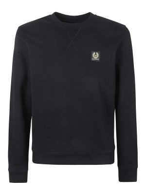 BELSTAFF: Sweatshirts & Sweaters - Cotton sweatshirt with applied logo