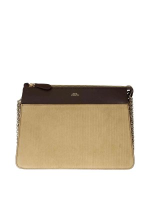 A.P.C.: クロスボディバッグ - クロスボディバッグ - ブラウン