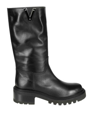 VIA ROMA 15: ブーツ - ブーツ - 黒
