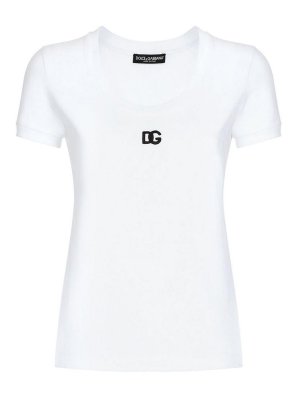【関税/送料無料】Max Mara*Wegman Printed Crewneck T-Shirt Max Mara Women's' Wegman T-Shirt in White | LN-CC®