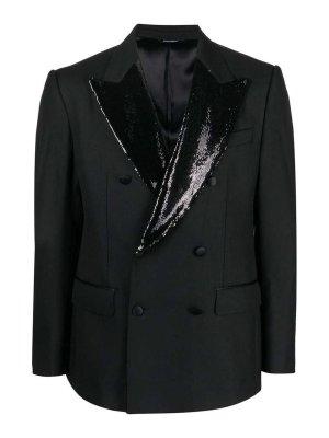 DOLCE & GABBANA: Blazer - Blazer - Negro