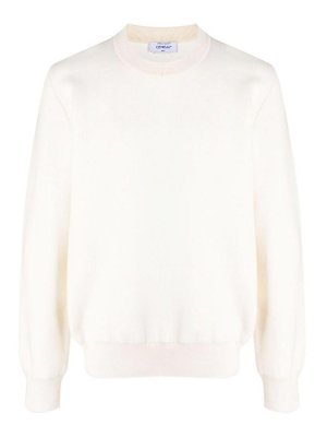 OFF-WHITE: crew necks - Signature arrows knit sweater