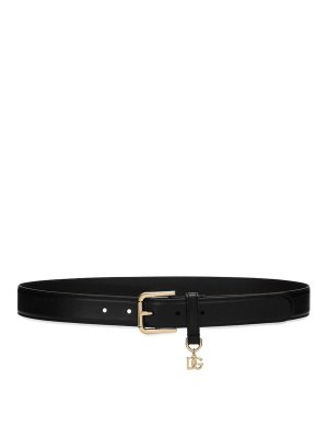 Maison Margiela Leather belt - Black - Women