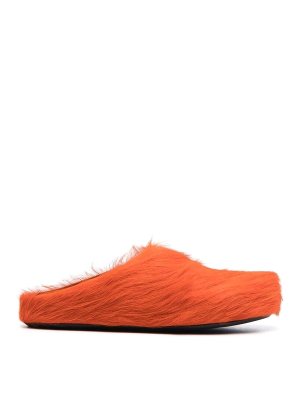 Marni: classic shoes - Textured slip-on flats