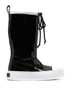 MOSCHINO: boots - Leather boots