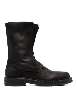 ANN DEMEULEMEESTER: boots - Black willy boots