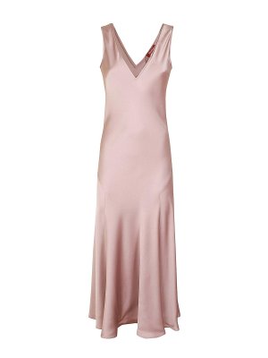 Max Mara: knee length dresses - Satin midi dress