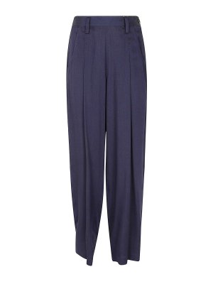 Yohji Yamamoto Casual Trousers - Grey - Women | YSP070112