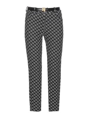 ELISABETTA FRANCHI: カジュアルトラウザー - ショートパンツ - 黒