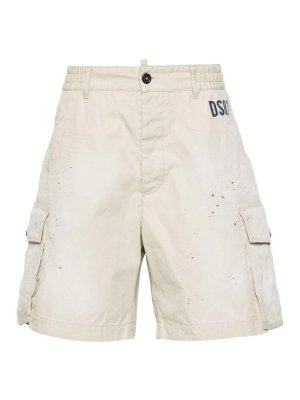DSQUARED2: Hosen Shorts - Shorts - Beige