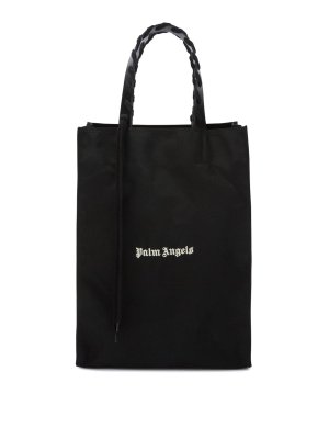 Palm Angels: totes bags - Logo-print tote bag
