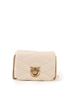 Pinko: cross body bags - Baby love click puff bag in quilted nappa