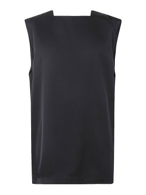 JW Anderson: Black Embroidered Tank Top