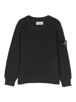 Stone Island Junior: クルーネック - クルーネック - ブルー