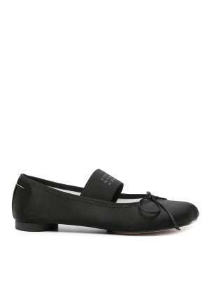 LANVIN(ランバン)ブラックレザーバレエシューズ39 1/2 - ella