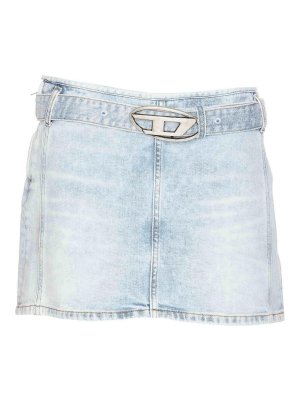 DIESEL: mini skirts - Mini denim skirt