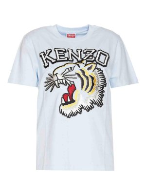 KENZO: t-shirts - Tiger varsity loose t-shirt