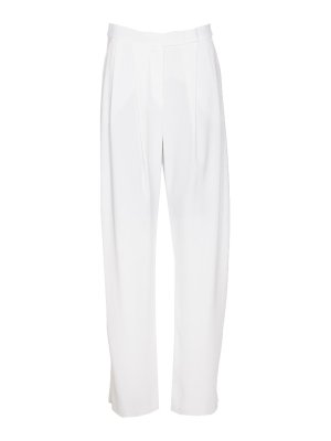 Pinko: casual trousers - White montano pants frontal zip and
