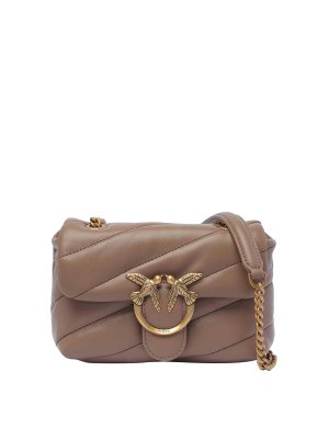 Pinko: cross body bags - Love baby puff crossbody bag