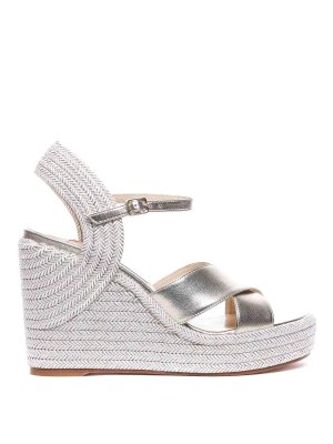 BOTTEGA VENETA ホワイトサンダル Padded leather mules in white - Bottega Veneta | Mytheresa