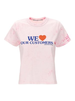 ALEXANDER WANG: t-shirts - We Love Our Customers T-Shirt