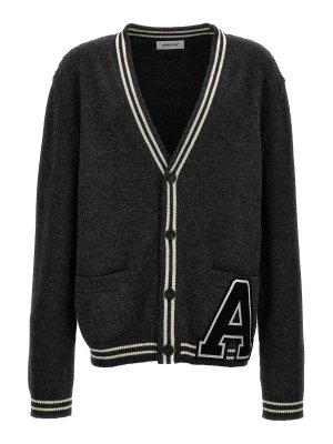 Heliot Emil Distressed cardigan - Black - Men | HEM07048BLK01