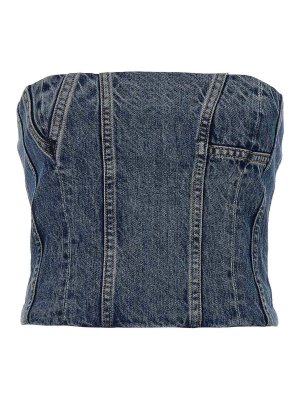 Diesel ロゴプレート デニムトップ Diesel ロゴプレート デニムトップ