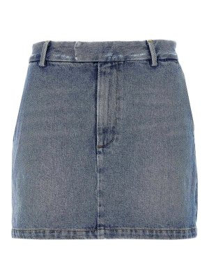 Alanui Multicolor Cotton Blend Miniskirt | LWHL017R24KNI0011084