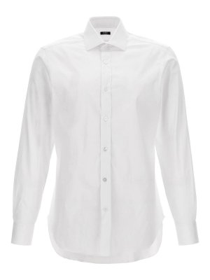 BARBA: shirts - Stretch Poplin Shirt