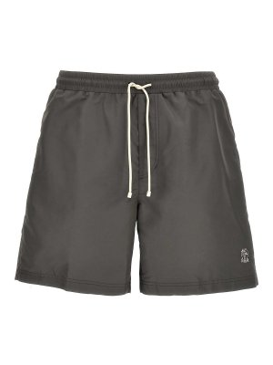 BRUNELLO CUCINELLI: 水着 - スイムショーツ/スイムトランクス - グレー