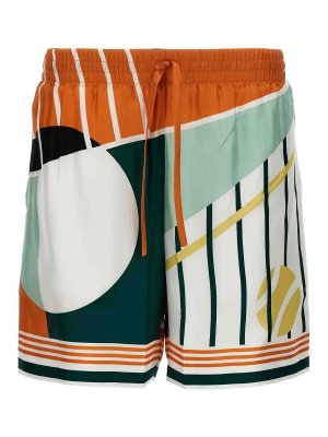 CASABLANCA: pantaloni shorts - Bermuda Court Abstrait