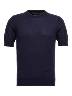 DOLCE & GABBANA: クルーネック - クルーネック - ブルー