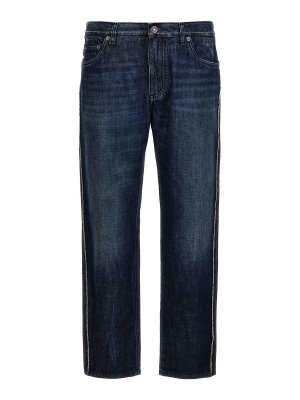 DOLCE & GABBANA: Straight Leg Jeans - Straight Leg Jeans - Blau