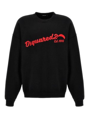 Dsquared2 Logo Sweatshirt Black Men S74GU0767S25551900