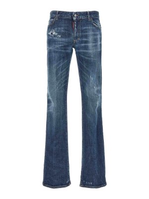 DSQUARED2: Straight Leg Jeans - Straight Leg Jeans - Blau