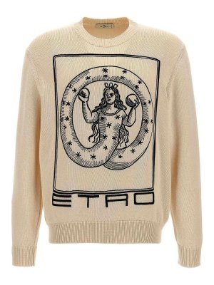 ETRO: クルーネック - クルーネック - ベージュ