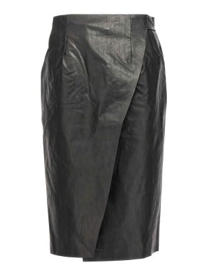 KASSL Editions: Knielange und Midi Röcke - Midirock - Schwarz