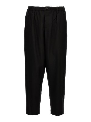 Marni: pantaloni casual - Pantaloni corti in lana tropicale